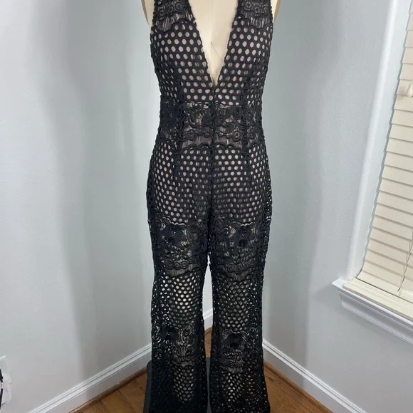 NWT Alice McCall “New Romantic” Jumpsuit in Black